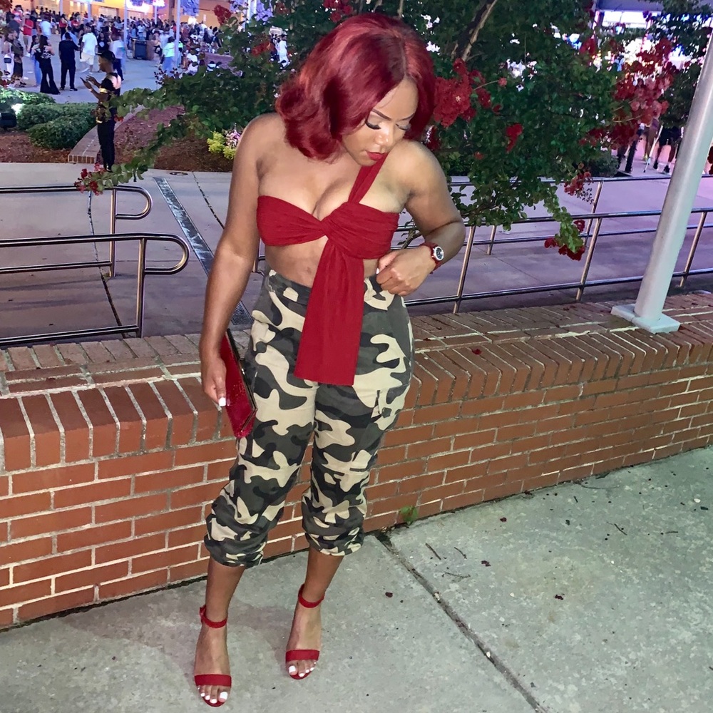 Fancy red top